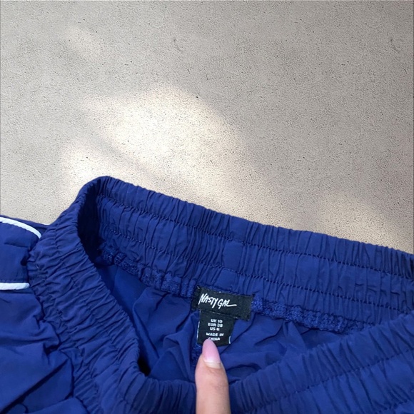 Nasty Gal Blue Wide Leg Pants - Picture 4 of 7